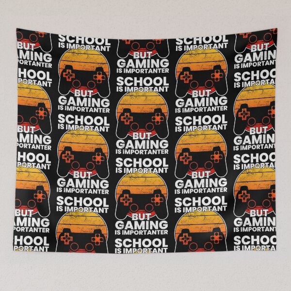 Item preview, School Is Important But Gaming Is Importanter designed and sold by FNStuff.