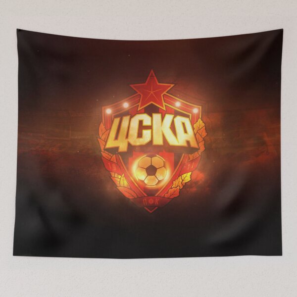 Aperçu de l'œuvre papier peint Cska Moscou créée et vendue par jakcqualien.