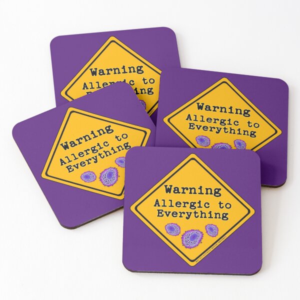 Item preview, Warning: Allergic to Everything  designed and sold by EmyBeeDesigns.