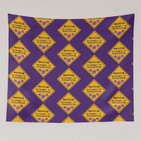 Item preview, Warning: Allergic to Everything  designed and sold by EmyBeeDesigns.