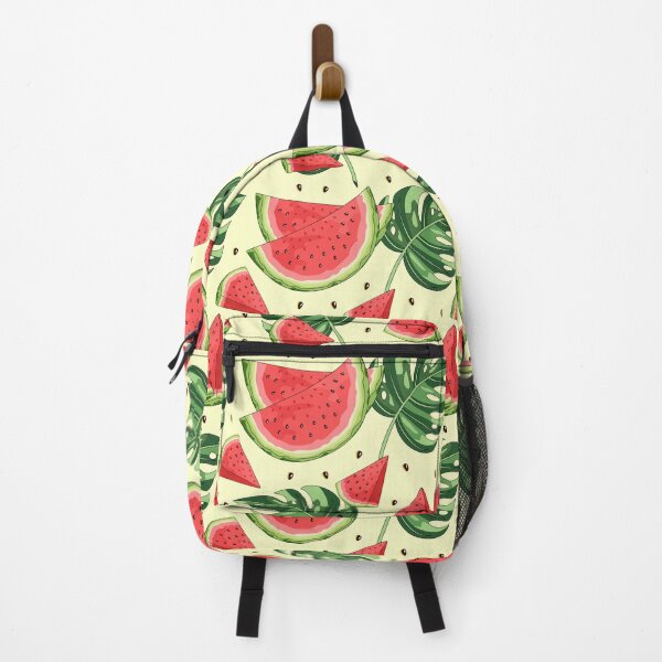 Item preview, Watermelon and tropical leaves designed and sold by LarinaBeauty.