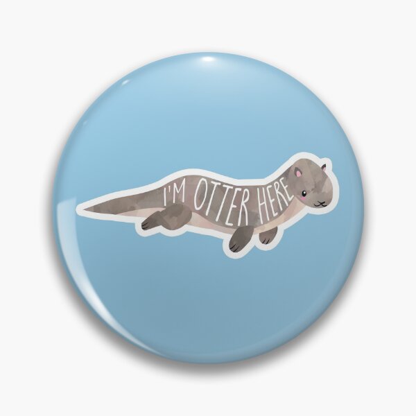 Item preview, I'm OTTER here - cute otter pun designed and sold by hitechmom.