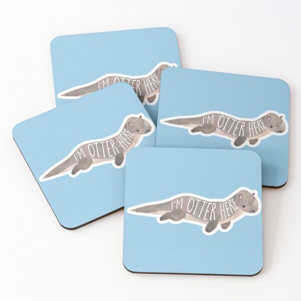 Item preview, I'm OTTER here - cute otter pun designed and sold by hitechmom.