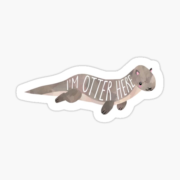 Significant Otter Sticker – Kolorspun