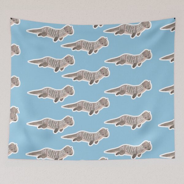 Item preview, I'm OTTER here - cute otter pun designed and sold by hitechmom.