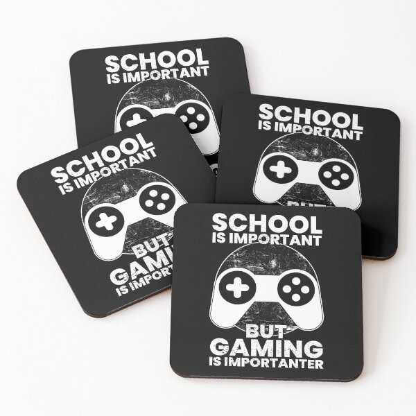 Item preview, School Is Important But Gaming Is Importanter designed and sold by FNStuff.