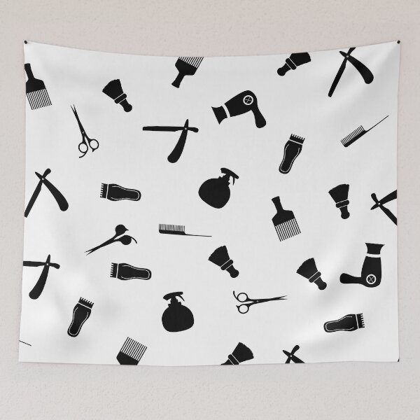 Item preview, Barbershop wall art  designed and sold by corbrand.