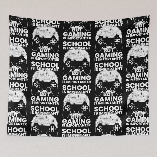 Item preview, School Is Important But Gaming Is Importanter designed and sold by FNStuff.