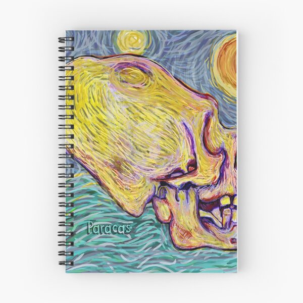 Item preview, Starry Starry Night Enlongated skulls  Paracas Skull designed and sold by Gala Gauthier.