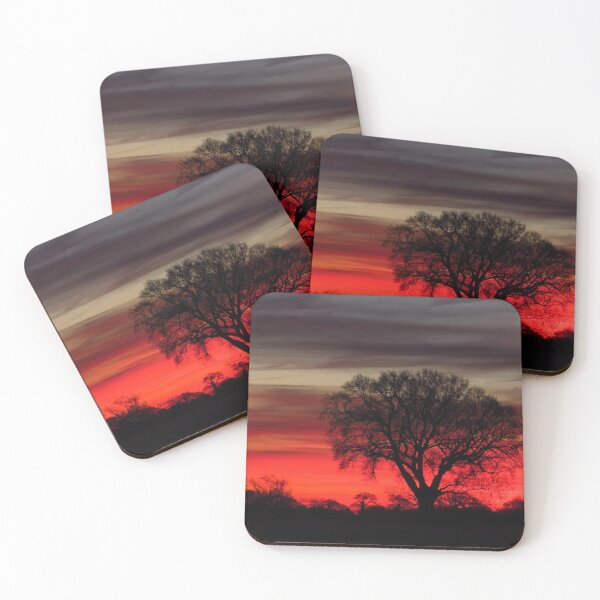 Item preview, Tree Silhouette, Red Dawn designed and sold by wiggyofipswich.