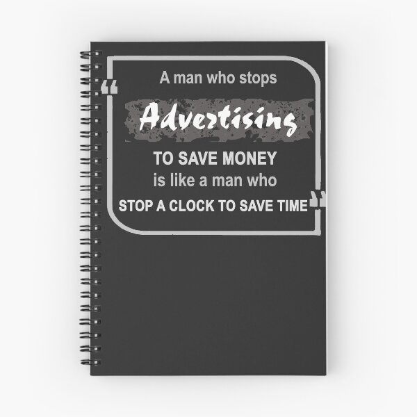 Item preview, Stops Advertising To Save Money Black designed and sold by jobstee.