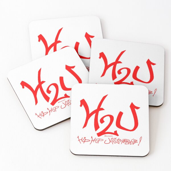 Item preview, H2U Logo: “Hip-Hop Unstoppable” (Graffiti tag, Red) designed and sold by Paul Rodriguez.