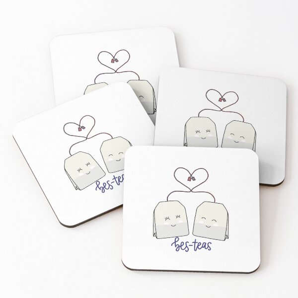 Item preview, bes-teas tea bags cartoon designed and sold by snehajindal-art.