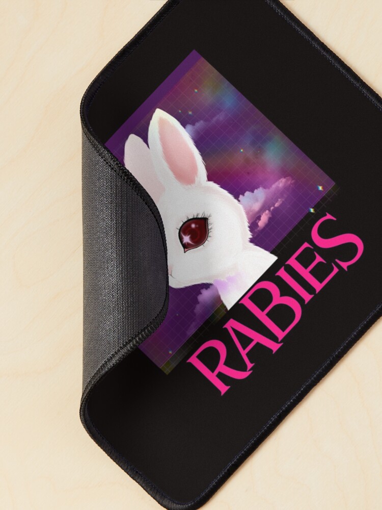 Thumbnail 2 of 5, Mouse Pad, Frightened Rabbit designed and sold by Goodlooking22.