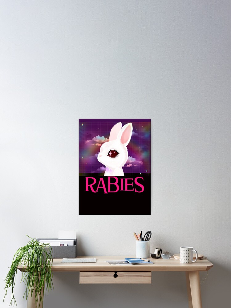 Thumbnail 2 of 3, Poster, Frightened Rabbit  designed and sold by Goodlooking22.