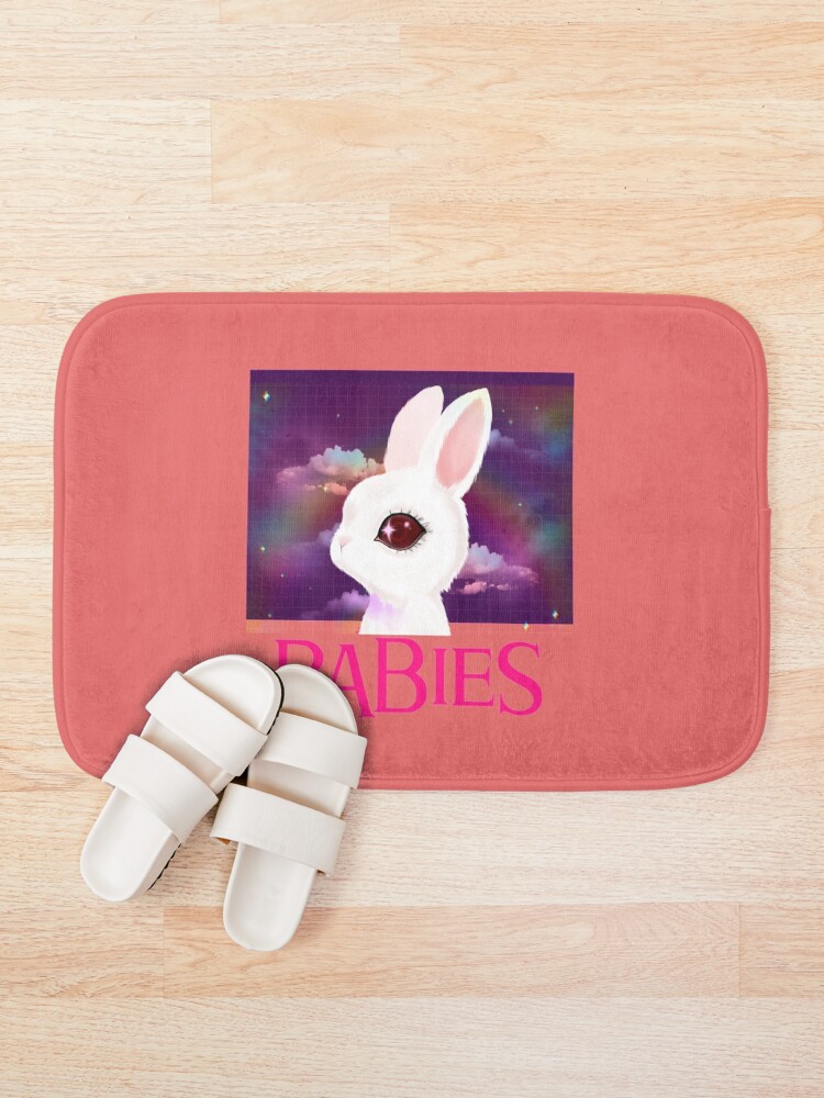 Thumbnail 1 of 6, Bath Mat, Frightened Rabbit designed and sold by Goodlooking22.