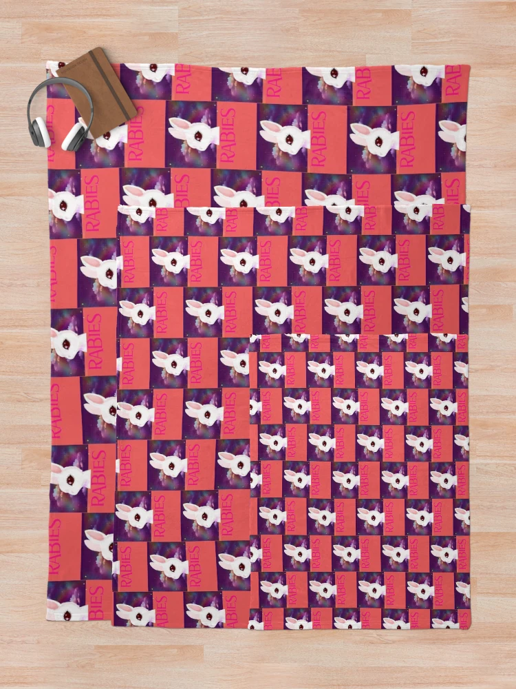 Thumbnail 5 of 6, Throw Blanket, Frightened Rabbit designed and sold by Goodlooking22.