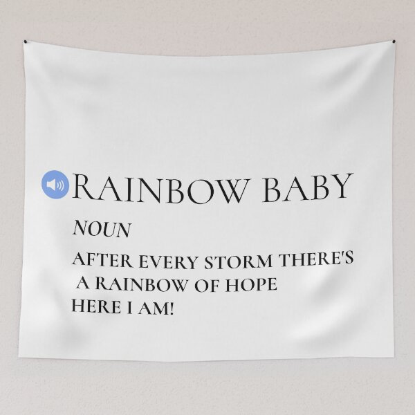 Item preview,  RAINBOW BABY designed and sold by RetroPlaceee.