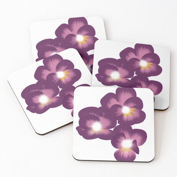 Item preview, Purple Pansies designed and sold by Friend of Frogs.