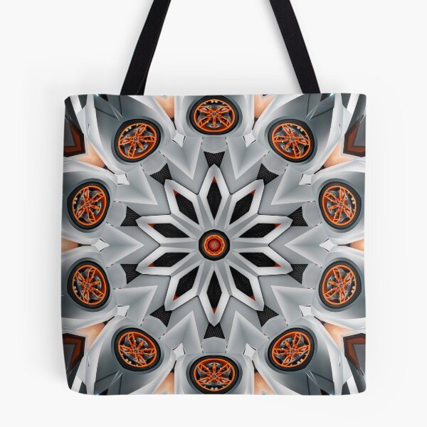Aperçu de l'œuvre Orange Metal Kaleidoscope créée et vendue par fantasytripp.