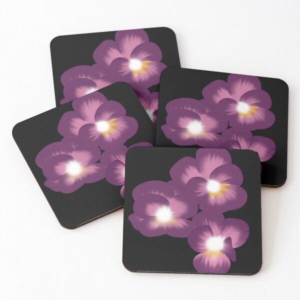 Item preview, Purple Pansies designed and sold by Friend of Frogs.