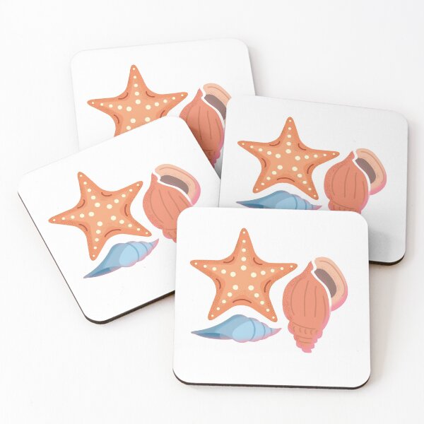 Item preview, Starfish and shells designed and sold by vibeno1.