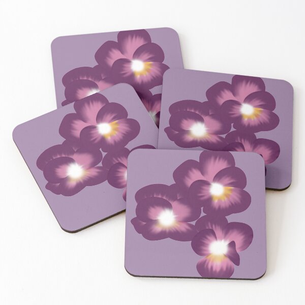 Item preview, Purple Pansies designed and sold by Friend of Frogs.