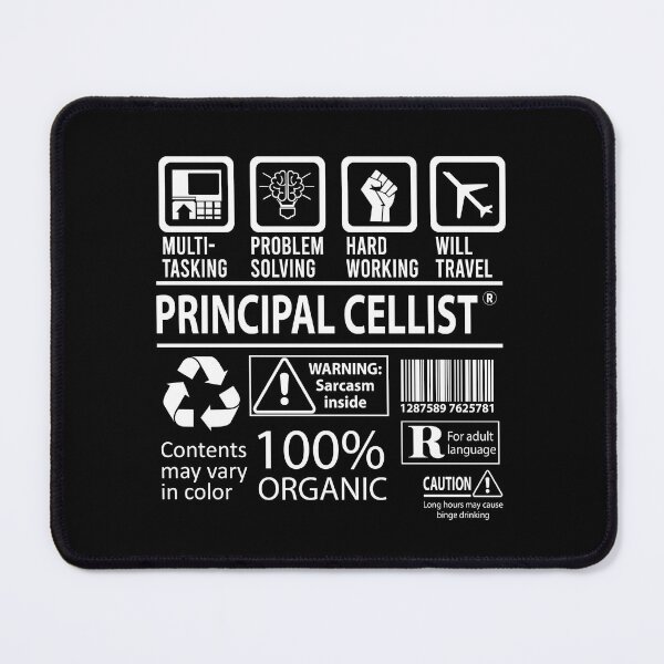 Item preview, Principal Cellist T Shirt - MultiTasking Certified Job Gift Item Tee designed and sold by sabinacsnm.