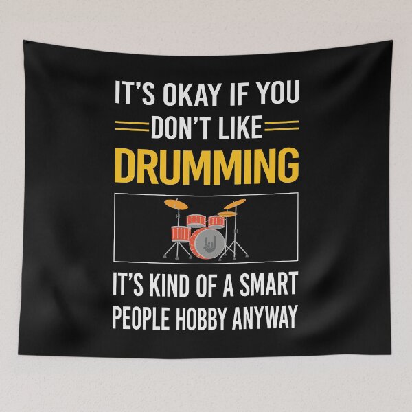 Item preview, Funny Smart People Drumming Drummer Drum Drums designed and sold by fatherbarliman.