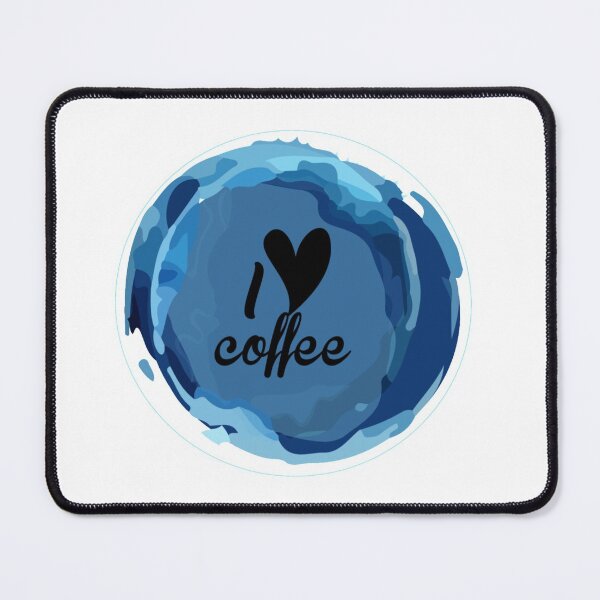 Artikelvorschau, ich liebe kaffeeblau entworfen und verkauft von Zaveroa.