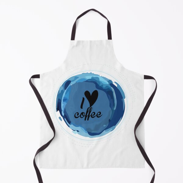 Item preview, i love coffee blue designed and sold by Zaveroa.