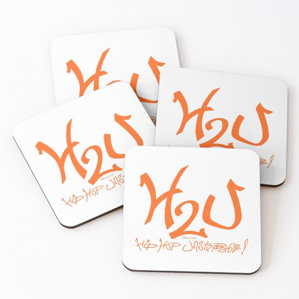Item preview, H2U Logo: “Hip-Hop Unstoppable” (Graffiti tag, Orange). designed and sold by Paul Rodriguez.