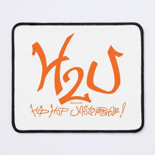 Item preview, H2U Logo: “Hip-Hop Unstoppable” (Graffiti tag, Orange). designed and sold by Paul Rodriguez.