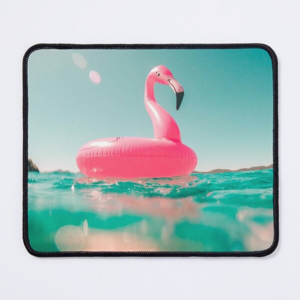 Item preview, Tropical Ocean & Pink Flamingo Pool Float designed and sold by newburyboutique.