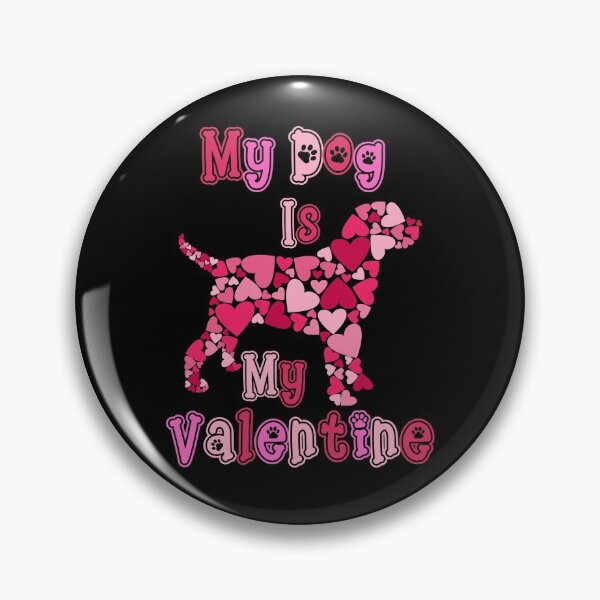 Item preview, My Dog Is My Valentine - Heart Dog designed and sold by Wheeler-Styl3.
