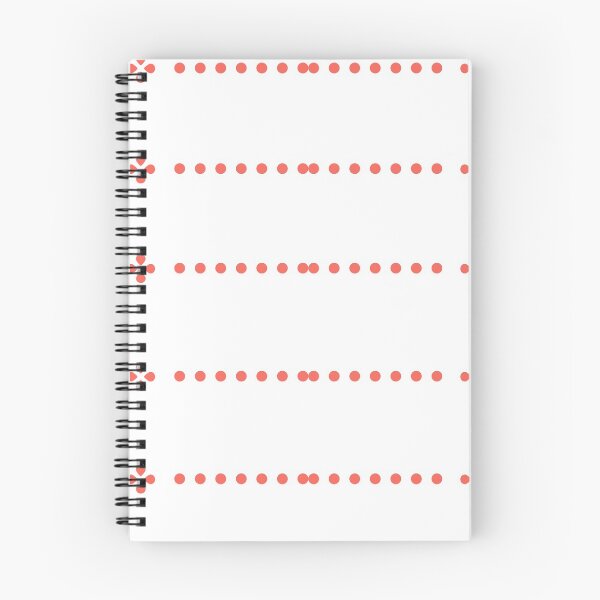 Item preview, Red dotting lines on white background illustration designed and sold by Giree07.