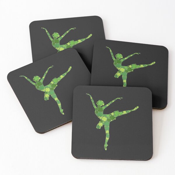 Item preview, Ballet Irish Lucky Green Shamrock Clover - St Patricks Day Raglan designed and sold by Siosaia88.