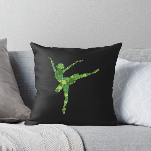 Item preview, Ballet Irish Lucky Green Shamrock Clover - St Patricks Day Raglan designed and sold by Siosaia88.