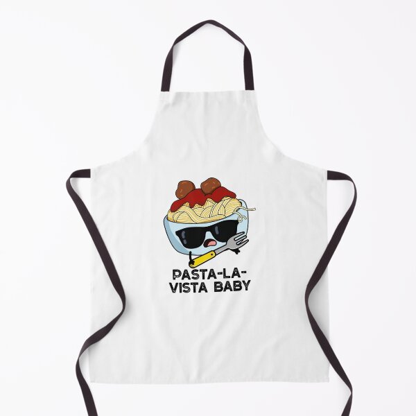 Item preview, Pasta-la-vista Baby Funny Pasta Puns designed and sold by punnybone.