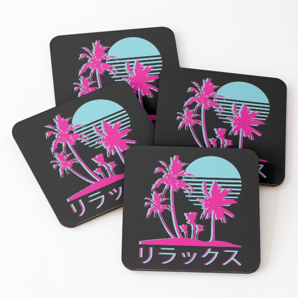 Item preview, Vaporwave Aesthetic  Neon Palms designed and sold by Millie Hunter.