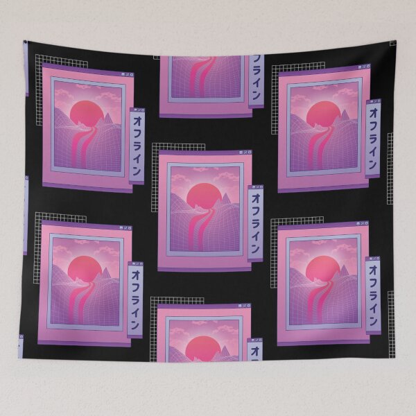 Item preview, Vaporwave Sunset designed and sold by Millie Hunter.