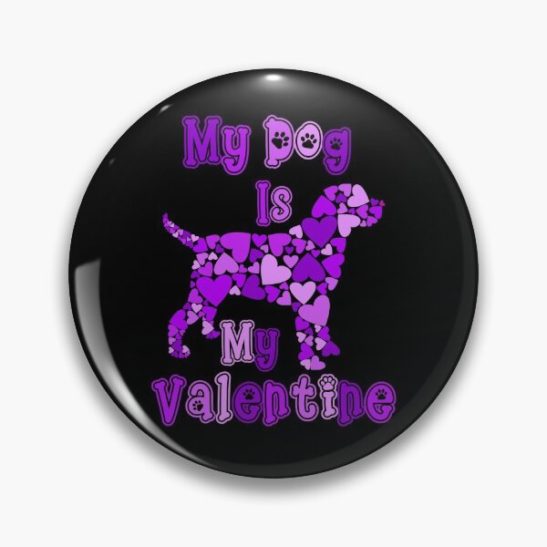 Item preview, My Dog Is My Valentine - Heart Dog designed and sold by Wheeler-Styl3.
