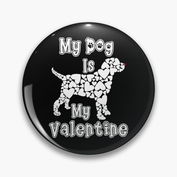 Item preview, My Dog Is My Valentine - Heart Dog designed and sold by Wheeler-Styl3.