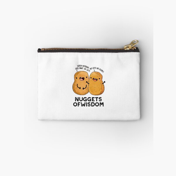 Item preview, Nuggets Of Wisdom Funny Food Puns  designed and sold by punnybone.