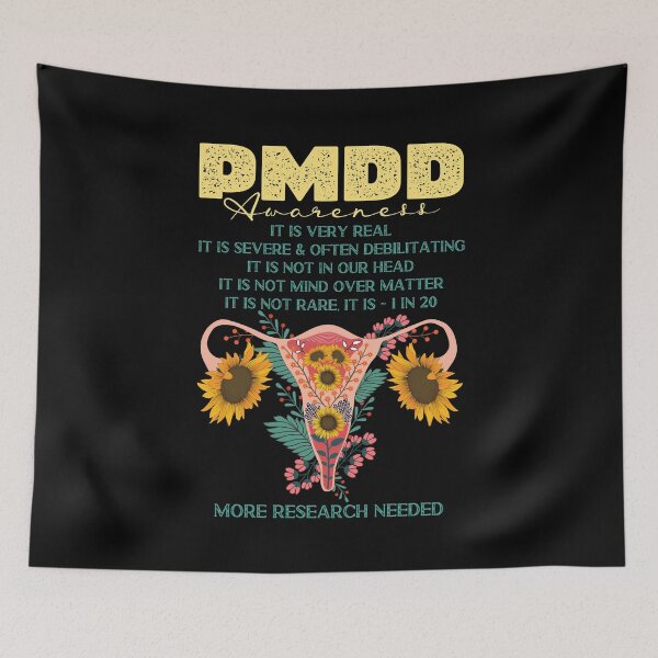 Item preview, PMDD Awareness, more research needed, 1 in 20, it is very real and often debilitating. designed and sold by Orianah.