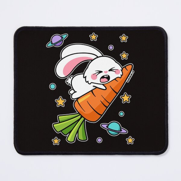 Item preview, Scared Bunny Rabbit _amp_ Carrot in Space designed and sold by Goodlooking22.