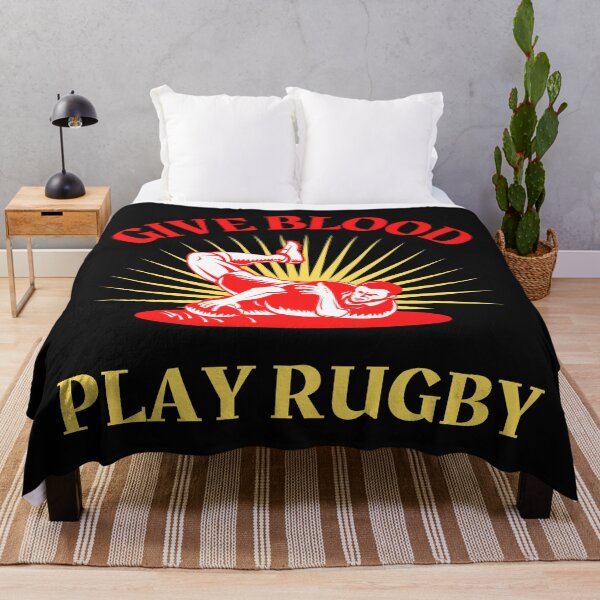 Item preview, Give Blood Play Rugby-Funny Rugby-Rugby designed and sold by SighFly52.