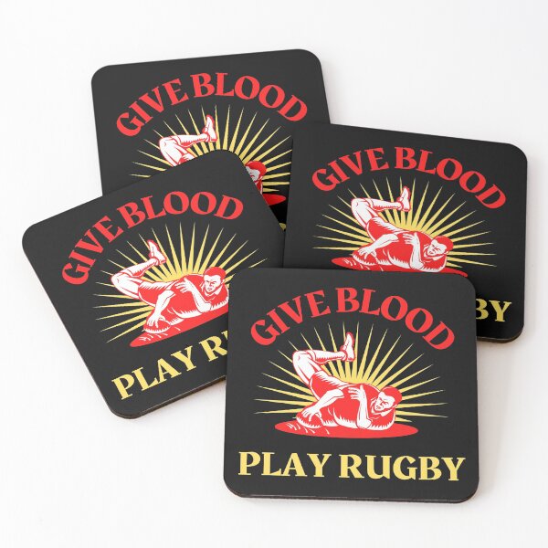 Item preview, Give Blood Play Rugby-Funny Rugby-Rugby designed and sold by SighFly52.