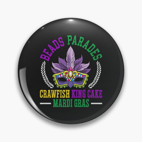 Item preview, Beads Parades Crawfish King Cake Mardi Gras designed and sold by Siosaia88.