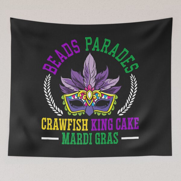 Item preview, Beads Parades Crawfish King Cake Mardi Gras designed and sold by Siosaia88.